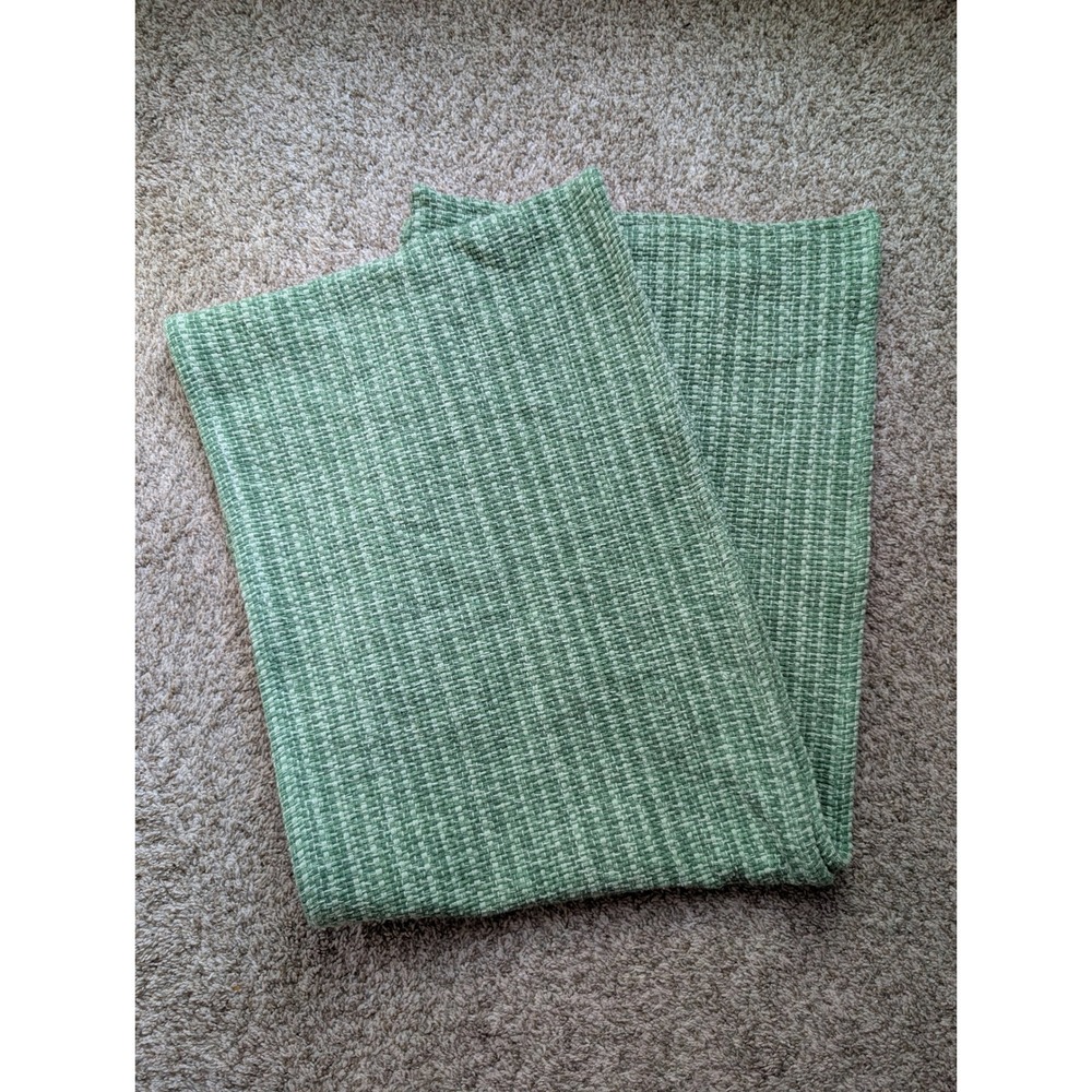 Lauren‎ Ralph Lauren Table Runner Home 16x90" Green Heavyweight Woven Cotton